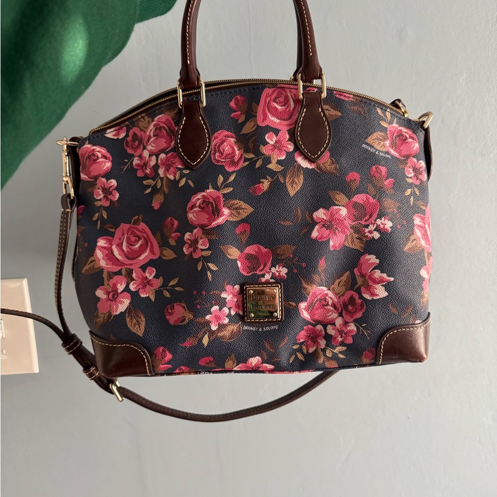 Dooney Bourke  Floral Brown and Pink Women's Bag